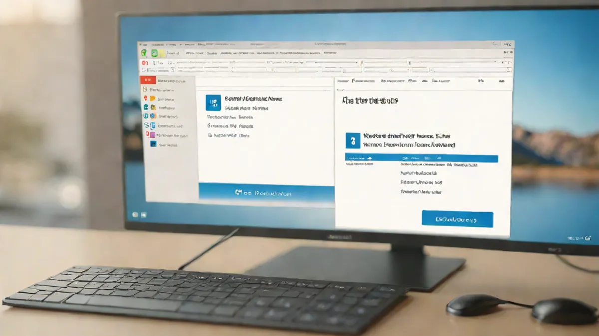 Desktop screen showing Windows Run window with keyboard keys highlighted