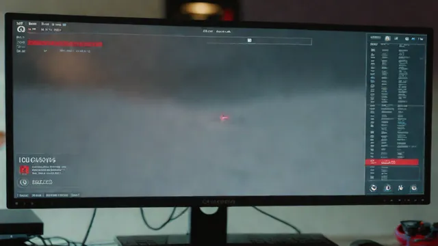 Monitor de PC con FPS en cero y pantalla congelada