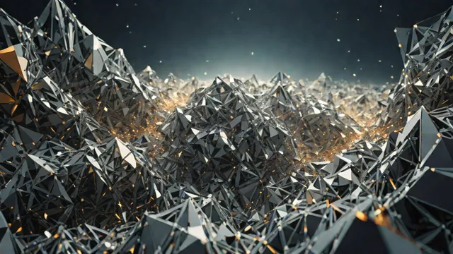 Abstract cosmic structures representing fine tuning concepts